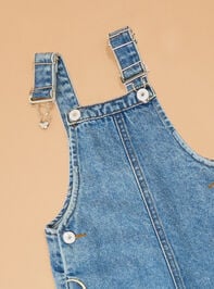 Daisy Dash Toddler Overalls Detail 2 - TULLABEE