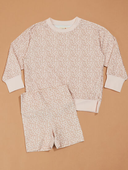 Lilah Leopard Biker Short - TULLABEE