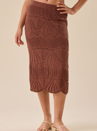 Colton Crochet Midi Skirt Detail 2 - TULLABEE