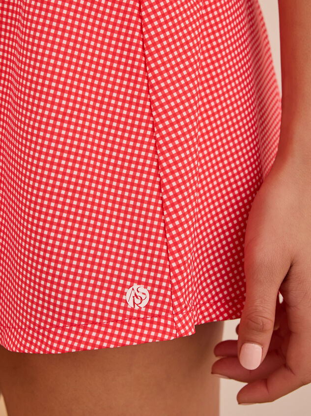 Picnic Perfect Gingham Boxer Skort Detail 4 - TULLABEE