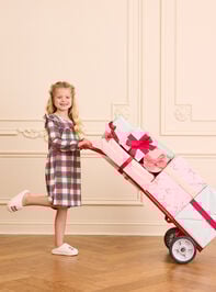 Harley Holiday Plaid Gown Detail 4 - TULLABEE