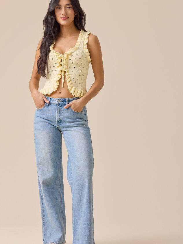 Ollie Tie Front Top Detail 5 - TULLABEE