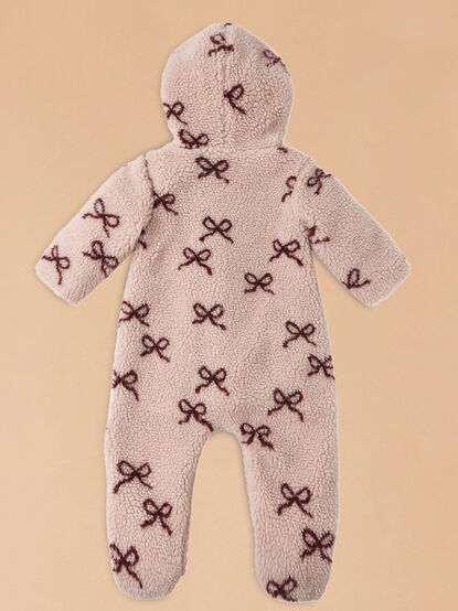 Bows Fleece Jumpsuit by Rylee + Cru - TULLABEE