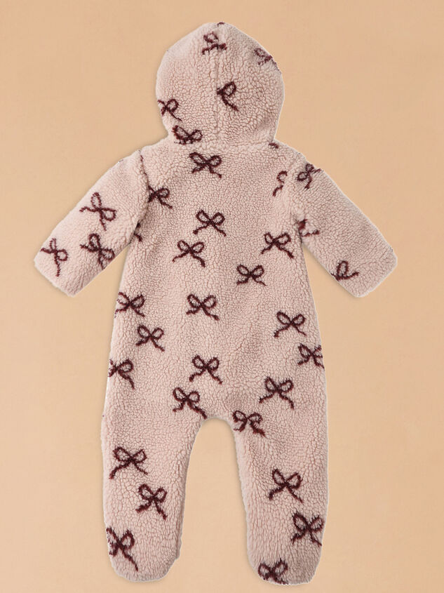 Bows Fleece Jumpsuit by Rylee + Cru Detail 2 - TULLABEE