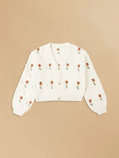 Winter Daisy Boxy Cardigan by Rylee + Cru - TULLABEE