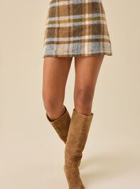 Kati Plaid Skort Detail 3 - TULLABEE