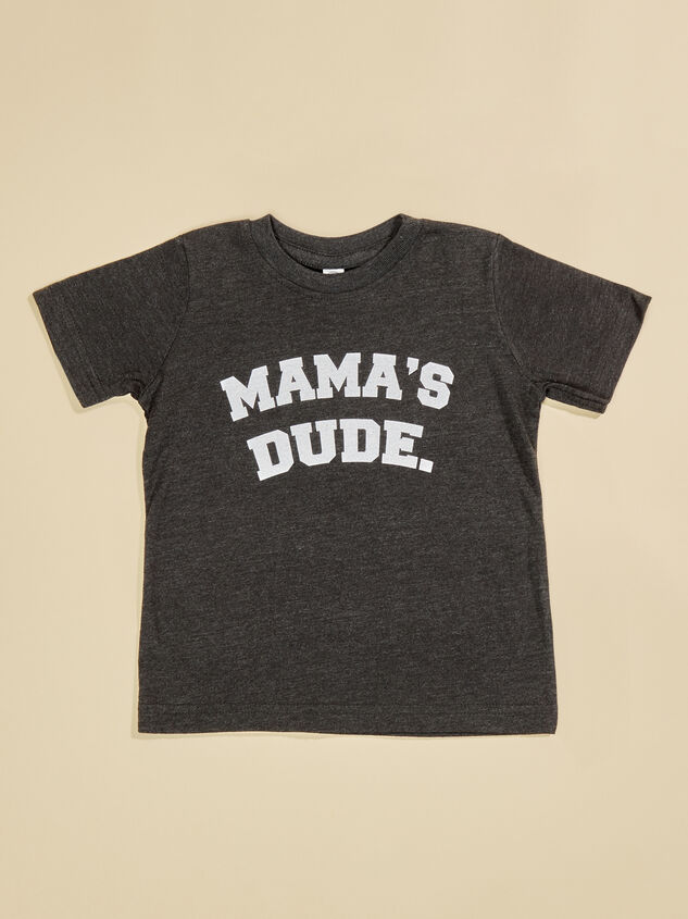 Mama's Dude Graphic Tee Detail 2 - TULLABEE