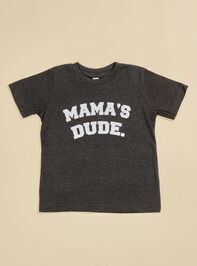 Mama's Dude Graphic Tee Detail 2 - TULLABEE