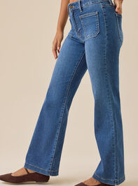Kaylie Straight Leg Jeans Detail 4 - TULLABEE