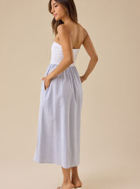 Renee Strapless Midi Dress Detail 4 - TULLABEE