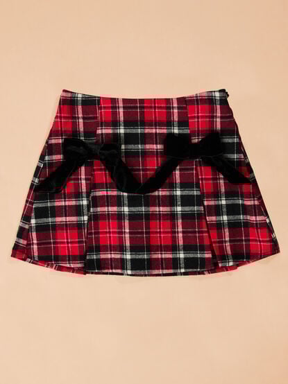 Iris Plaid Toddler Skirt - TULLABEE