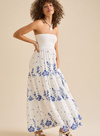 Melanie Strapless Maxi Dress Detail 4 - TULLABEE