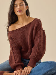 Raylee Boatneck Sweater - TULLABEE