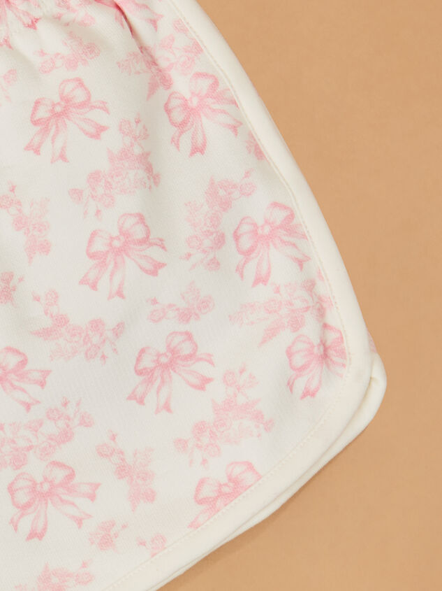 Ava Bow Toile Shorts Detail 3 - TULLABEE