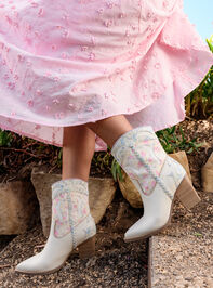 Nell Floral Boot - TULLABEE