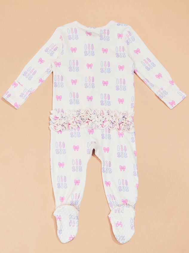 Lil Sis Ruffle Footie Detail 4 - TULLABEE