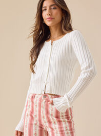 Haven Ribbed Button Up Top - TULLABEE