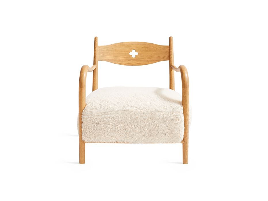 Hayden Lounge Oak Chair - TULLABEE - 