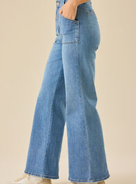 Annabelle Wide Leg Jean Detail 4 - TULLABEE