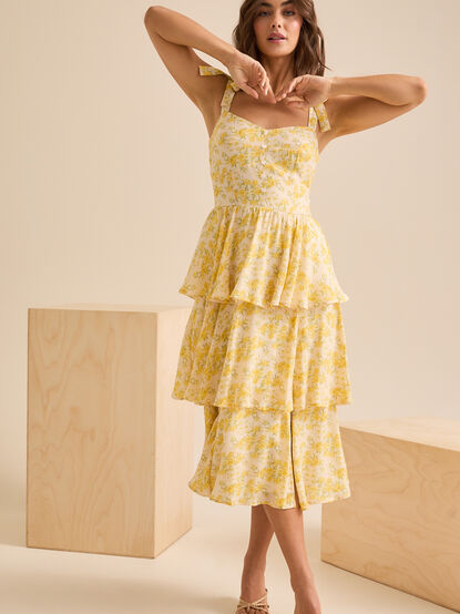 Melina Floral Maxi Dress - TULLABEE