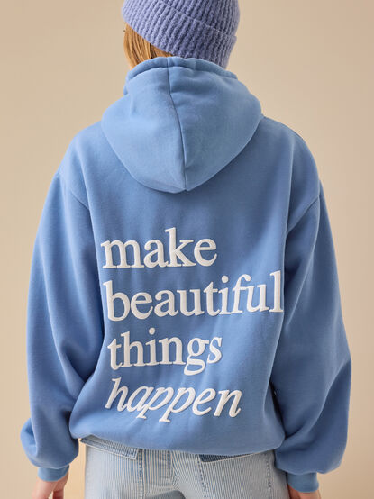 Make Beautiful Things Happen Hoodie - TULLABEE