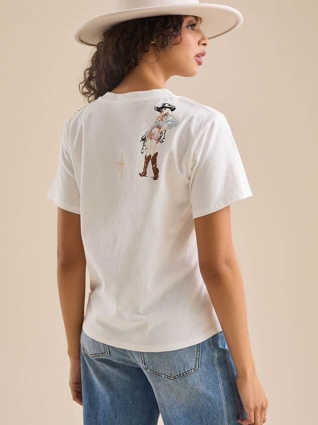 Rosie Embroidered Tee Detail 5 - TULLABEE