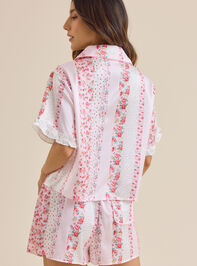 Rose Floral Sleep Top Detail 6 - TULLABEE