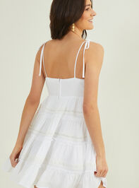 Lucy Tie Shoulder Dress Detail 3 - TULLABEE
