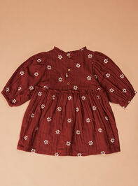 Hallie Embroidered Daisy Dress by Mud Pie Detail 2 - TULLABEE