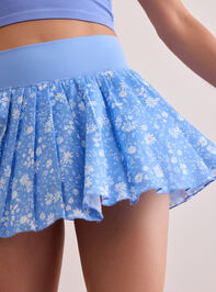 Going Pro Floral Pleated Skort Detail 2 - TULLABEE