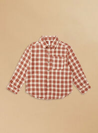 Ruston Plaid Button-Down Shirt by Rylee + Cru - TULLABEE