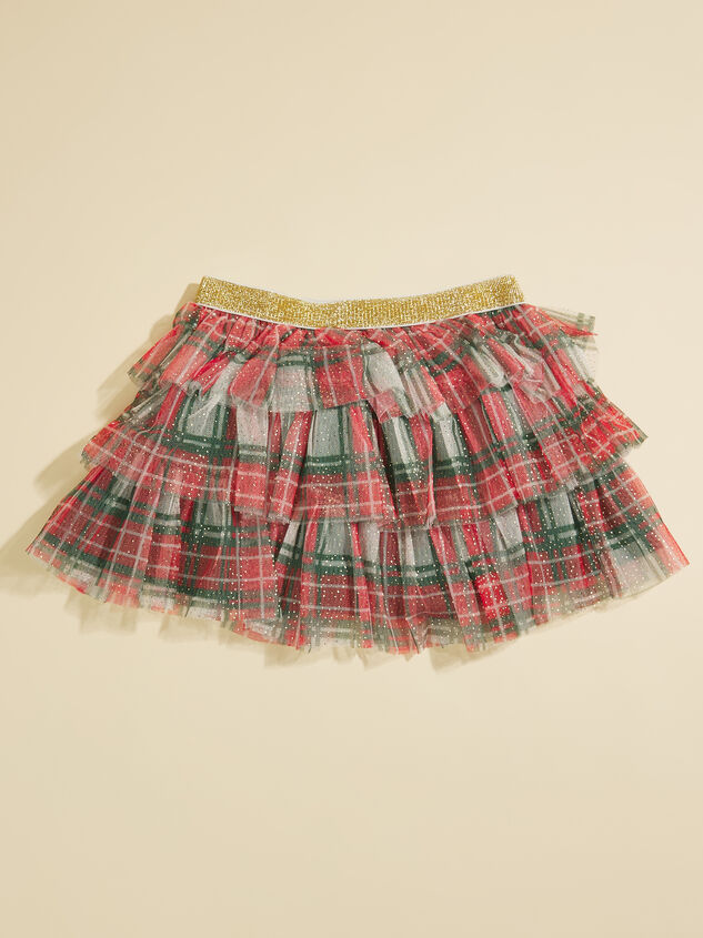 Plaid Tiered Tutu Detail 3 - TULLABEE