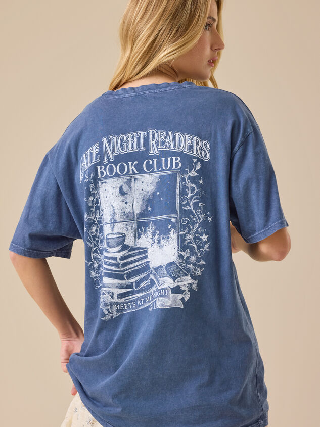 Late Night Readers Oversized Tee - TULLABEE