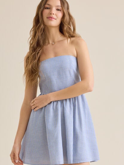 Arielle Strapless Mini Dress - TULLABEE