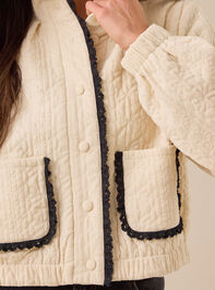 Ally Corduroy Quilted Jacket Detail 2 - TULLABEE
