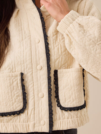 Ally Corduroy Quilted Jacket - TULLABEE