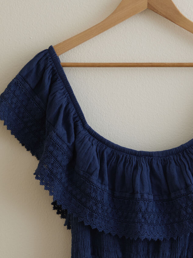Karissa Tiered Midi Dress Detail 2 - TULLABEE