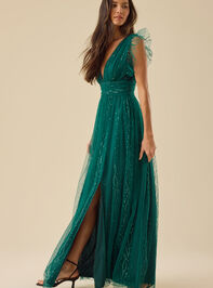 Kailey Maxi Dress Detail 2 - TULLABEE