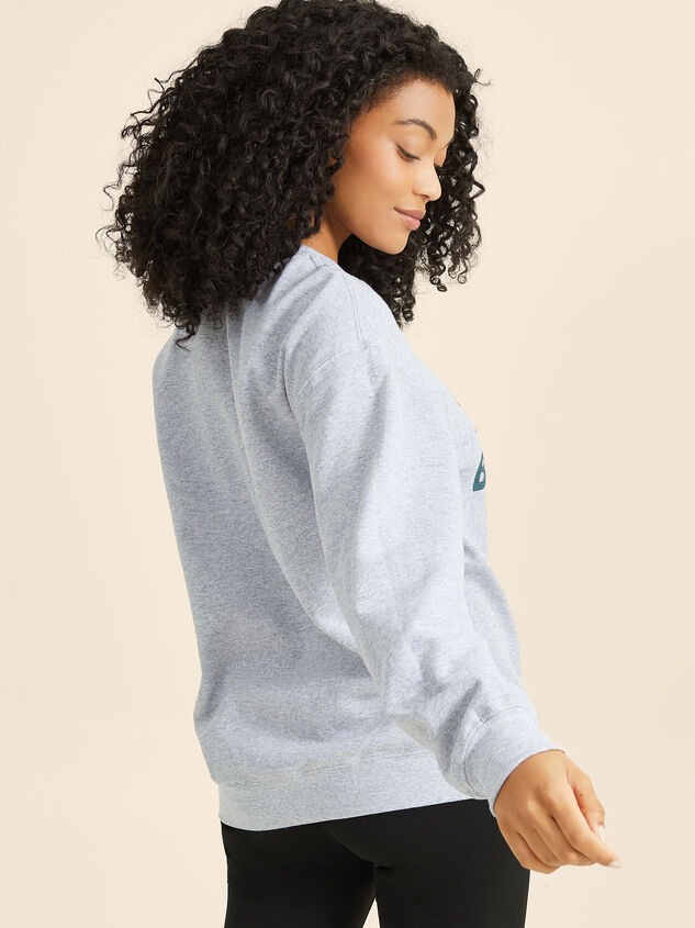 Coffee Chugs & Baby Hugs Mama Sweatshirt Detail 3 - TULLABEE