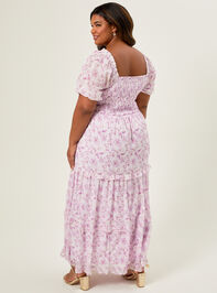 Baylee Floral Maxi Dress Detail 2 - TULLABEE