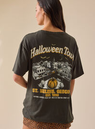 Halloween Town Graphic Tee Detail 2 - TULLABEE