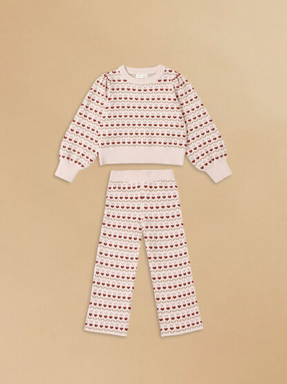 Lula Heart Lounge Set by Rylee + Cru - TULLABEE