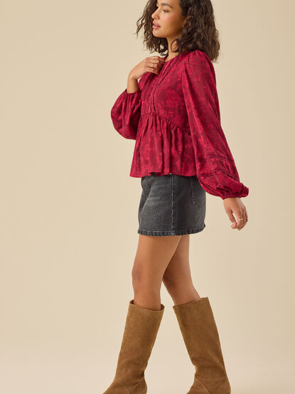 Eve Floral Lace Top - TULLABEE