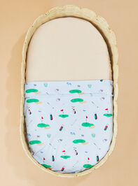 Golf Things Swaddle Detail 2 - TULLABEE