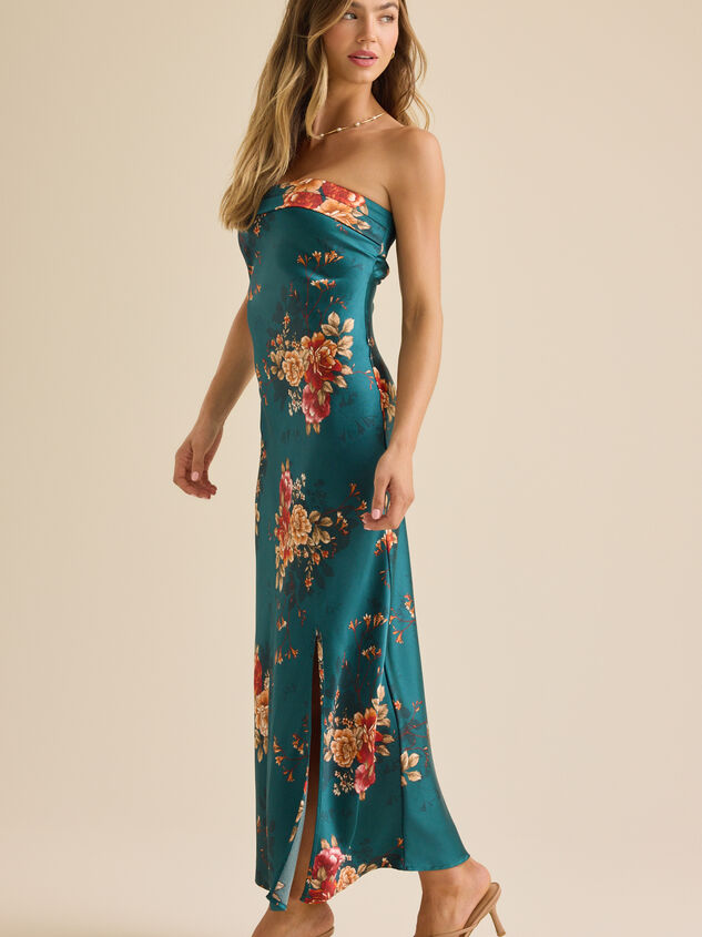 Kayela Floral Maxi Dress Detail 3 - TULLABEE