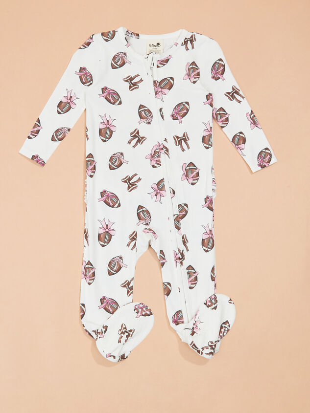 Touchdown Twirl Footie Detail 3 - TULLABEE