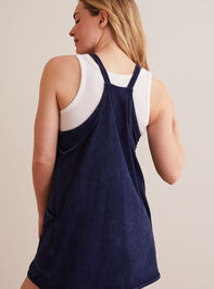 Hang Tough Denim Mini Dress Detail 4 - TULLABEE