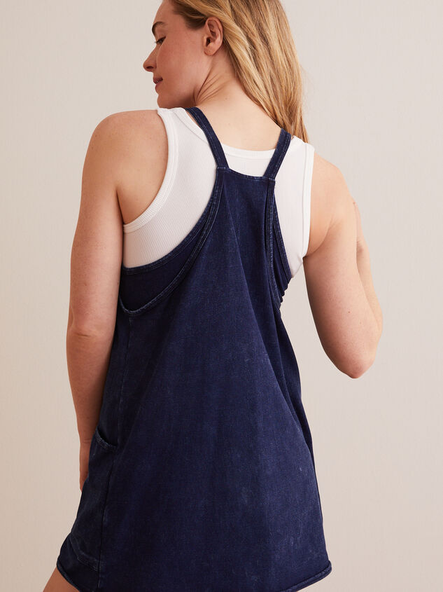 Hang Tough Denim Mini Dress Detail 4 - TULLABEE