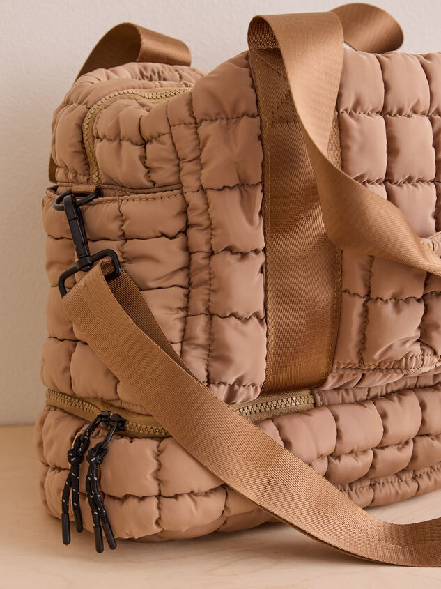 Level Up Puffer Tote Bag Detail 3 - TULLABEE