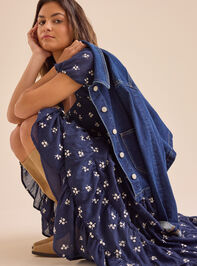 Oaklynn Embroidered Maxi Dress Detail 6 - TULLABEE